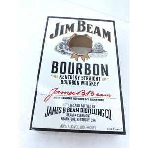 Mini Jim Bean Bourbon Cornhole Board Game. 6”x4”x1”